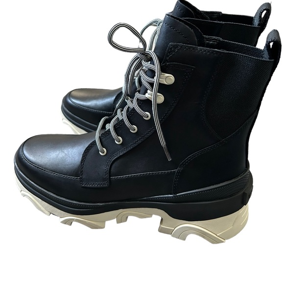 Sorel Women's Brex Lace Waterproof Boot Charcoal, Chalk US Size 9 - Picture 3 of 8